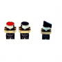Non-illuminated metal pushbuttons, selectors