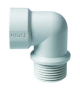 Plastic elbow glands